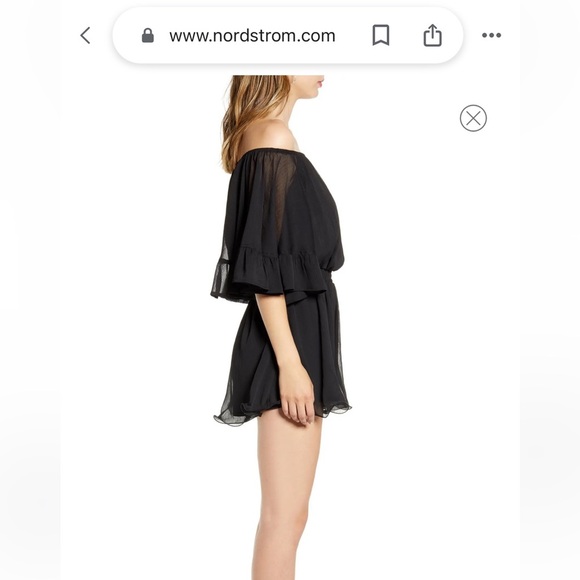 Endless Rose Off-the-Shoulder Ruffle Sleeve - Picture 6 of 7